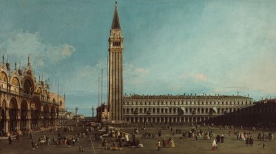 Piazza San Marco, Wenecja autorstwa Canaletto