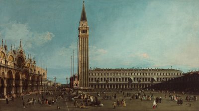 Piazza San Marco, Wenecja, 1742-1745 autorstwa Giovanni Antonio Canal