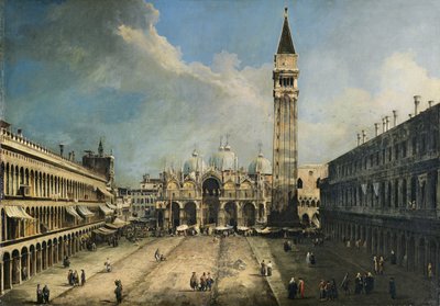 Piazza San Marco w Wenecji autorstwa Canaletto