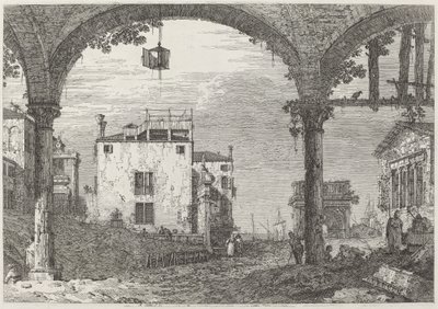 Portyk z Latarnią, ok. 1900 r. 17351746. autorstwa Canaletto