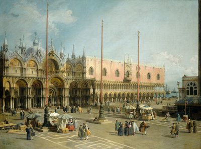 Plac Świętego Marka, Wenecja autorstwa Canaletto