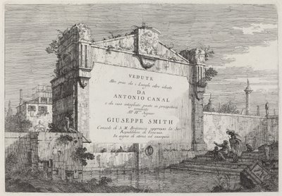 Tabliczka tytułowa autorstwa Canaletto
