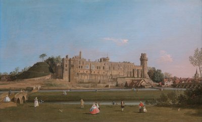 Zamek Warwicka autorstwa Canaletto