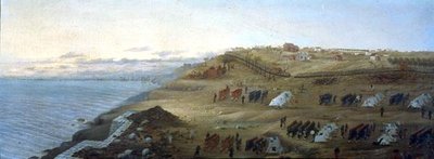 Obóz argentyński w Urugwaju, Rio Grande, Brazylia autorstwa Candido Lopez