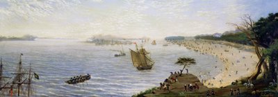 Niespodzianka na linii frontu armii w Estero w Argentynie autorstwa Candido Lopez