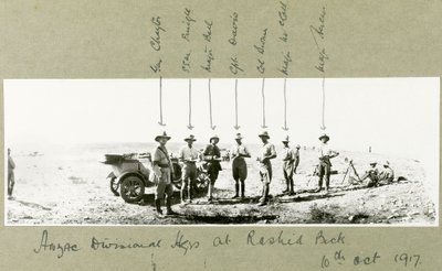 Kwatera Główna ANZAC w Rashid Beck, październik 1917 autorstwa Capt. Arthur Rhodes