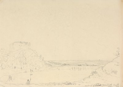 Łuczniczy teren, Carisbrooke, Isle of Wight autorstwa Capt. Thomas Hastings