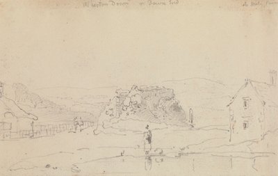 Arreton Down lub Down End, wyspa Wight autorstwa Capt. Thomas Hastings