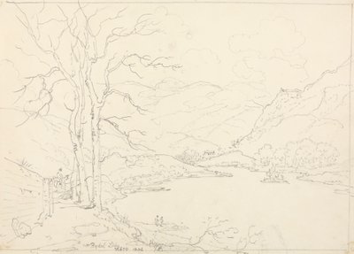Nad jeziorem Rydal, 8 lutego 1836 r autorstwa Capt. Thomas Hastings