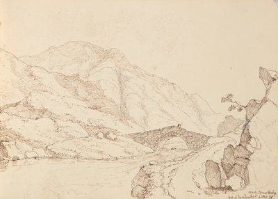 Most Czarnego Potoku, 6 września 1841 r autorstwa Capt. Thomas Hastings