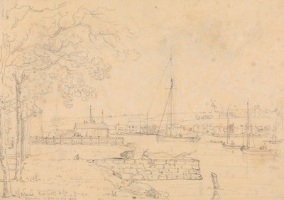East Cowes, 19:00, 11 maja 1833 roku autorstwa Capt. Thomas Hastings