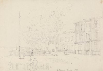 East Cowes, maj 1833 autorstwa Capt. Thomas Hastings