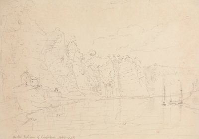 Wjazd do Chepstow, wrzesień 1845 r autorstwa Capt. Thomas Hastings