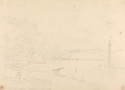 Fish House, Isle of Wight, wrzesień 1826 autorstwa Capt. Thomas Hastings