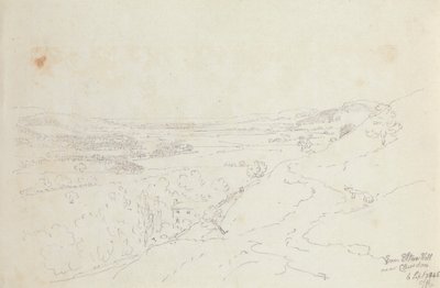 Z Elton Hill niedaleko Clevedon, 6 września 1845 r autorstwa Capt. Thomas Hastings