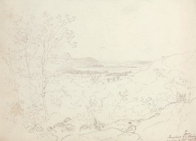 Z Strawberry Hill, Clevedon, sobota, 6 września 1845 r autorstwa Capt. Thomas Hastings