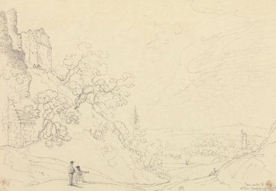 Spod twierdzy w zamku Carisbrooke, 18 maja 1829 r autorstwa Capt. Thomas Hastings