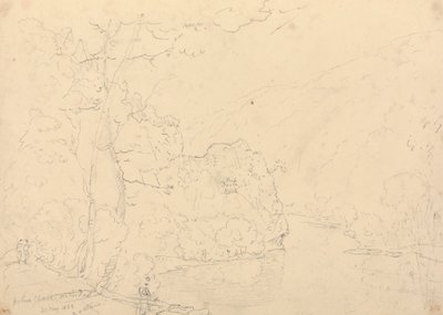 Holne Chase on the Dart, 30 maja 1833 autorstwa Capt. Thomas Hastings
