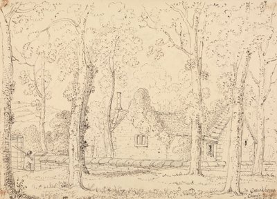Na dziedzińcu kościelnym w Crewkerne, czerwiec 1833 r autorstwa Capt. Thomas Hastings