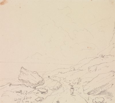 Osuwisko, Isle of Wight, 13 sierpnia 1829 autorstwa Capt. Thomas Hastings