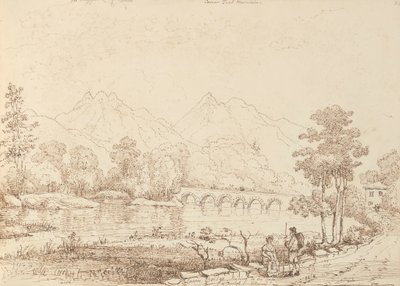 Lown Bridge que leva ao Gap of Dunlohpolish autorstwa Capt. Thomas Hastings