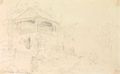 Stary letni dom pana Warda, Isle of Wight autorstwa Capt. Thomas Hastings