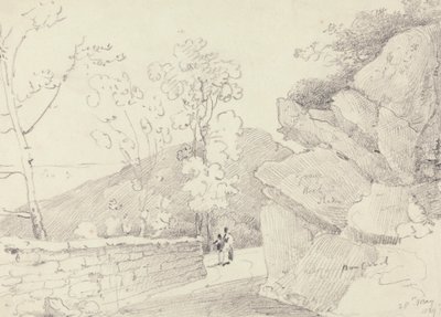 W pobliżu Bonchurch, Isle of Wight, 28 maja 1829 r autorstwa Capt. Thomas Hastings