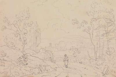 Niedaleko Newport, Isle of Wight, luty 1826 autorstwa Capt. Thomas Hastings