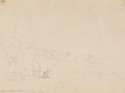 W pobliżu stacji Saint Lawrence, Isle of Wight autorstwa Capt. Thomas Hastings
