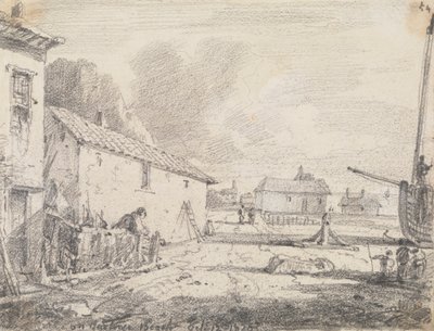 Na plaży Hastings, 12 października 1820 r autorstwa Capt. Thomas Hastings