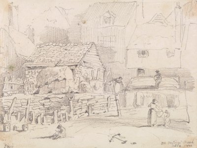 Na plaży Hastings, 3 października 1820 r autorstwa Capt. Thomas Hastings