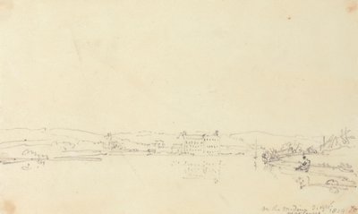 Na medynie niedaleko Cowes, Isle of Wight autorstwa Capt. Thomas Hastings