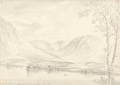 Część Mellbreak nad jeziorem Crummock, 1 sierpnia 1835 r autorstwa Capt. Thomas Hastings