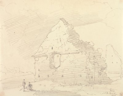 Ruiny w Beaulieu autorstwa Capt. Thomas Hastings