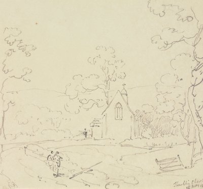 Shanklin Church, Isle of Wight, 28 maja 1829 autorstwa Capt. Thomas Hastings