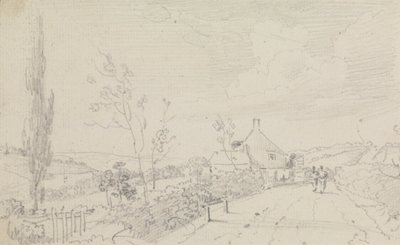 Esboço de uma estrada secundária e Cottagepolish autorstwa Capt. Thomas Hastings
