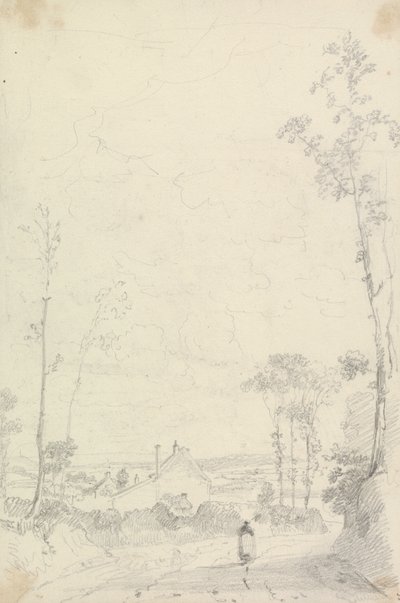 Szkic domu wzdłuż Heathland Road autorstwa Capt. Thomas Hastings
