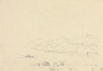 Św. Wawrzyńca, Isle of Wight, 19 września 1827 autorstwa Capt. Thomas Hastings