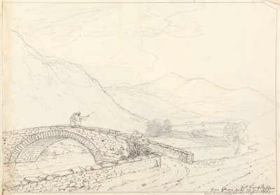 Bowder Stone, Jaws of Borrowdale, sobota 27 czerwca 1835 autorstwa Capt. Thomas Hastings
