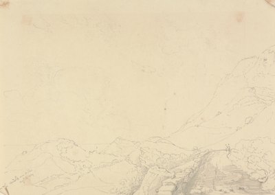 O deslizamento de terra sobre Niton, 13 de agosto de 1829 polonês autorstwa Capt. Thomas Hastings