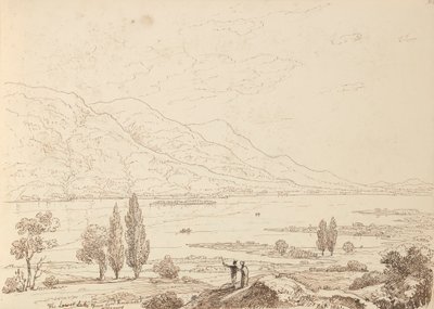 The Lower Lake od Lorda Kenmaresa, Killarney, wrzesień 1841 autorstwa Capt. Thomas Hastings