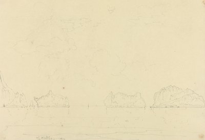 Igły, wyspa Wight autorstwa Capt. Thomas Hastings