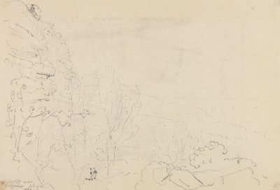 Undercliff w pobliżu Saint Lawrence, Isle of Wight autorstwa Capt. Thomas Hastings