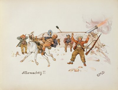 Allemachtij, z The Leaguer of Ladysmith, 1900 autorstwa Captain Clive Dixon