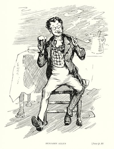 Postać Dickensa: Benjamin Allen (lito) autorstwa Captain Edward Henry Handley Read