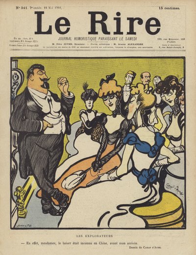 Ilustracja do Le Rire autorstwa Caran d Ache