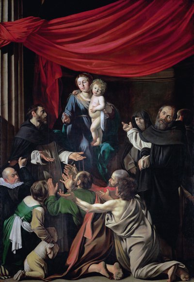 Madonna Różańcowa autorstwa Caravaggio