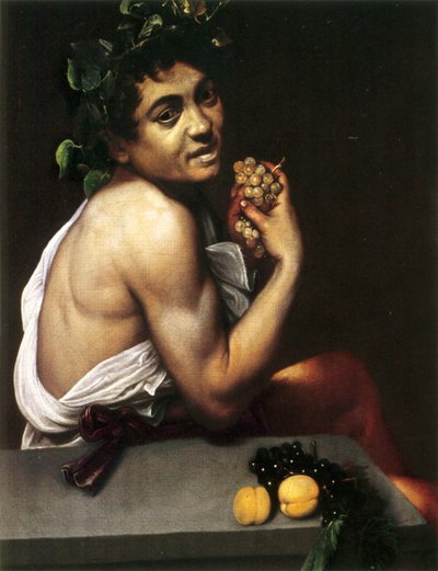 Autoportret jako Bachus autorstwa Caravaggio