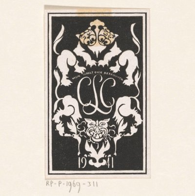 Ekslibris Carel Lion Cachet autorstwa Carel Adolph Lion Cachet