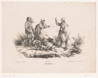 Rustende jagery Pictura (tytuł serii na obiekcie) autorstwa Carel Christiaan Antony Last